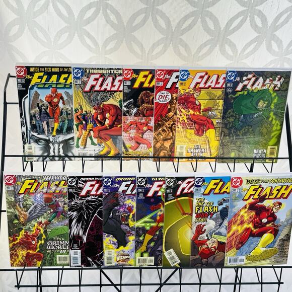 The Flash 185-196 200 lot (Volume 2 DC) Wally West Scott Kolins - Picture 1 of 7
